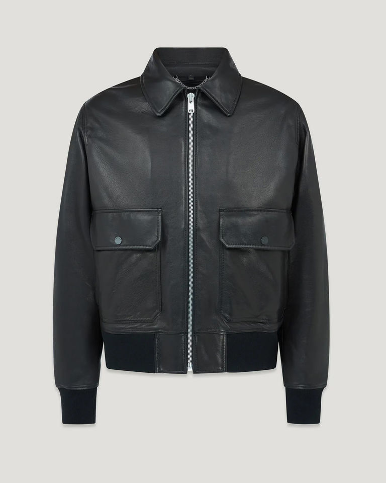 Pilot Jacket in Black.