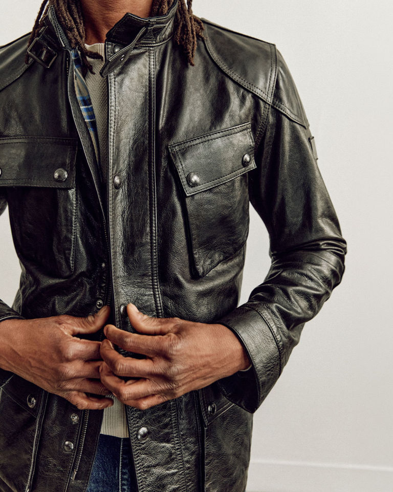 Trialmaster Panther Icon Jacket in Black