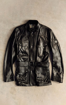 Trialmaster Panther Icon Jacket in Black.