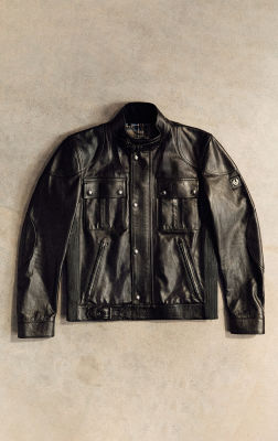 Gangster Icon Jacket in Black.