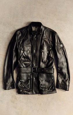 Trialmaster Panther Icon Jacket in Black.