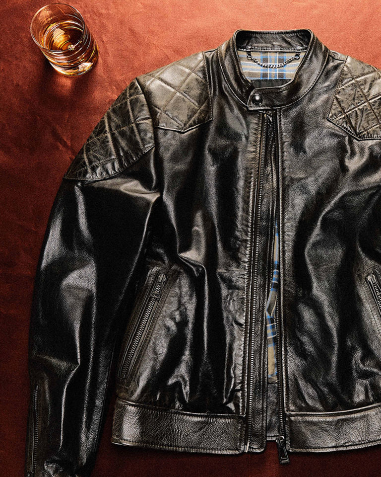 Legacy Outlaw Jacket in Antique Black.