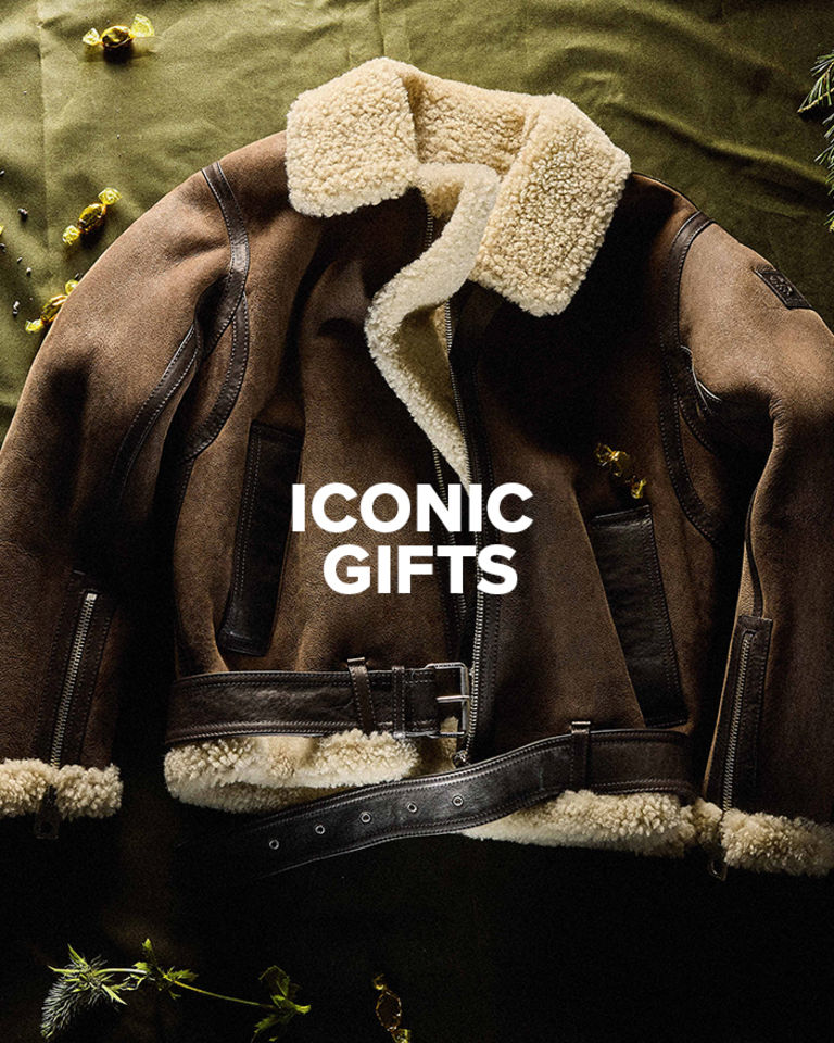 Erskine Biker Jacket in Light Brown.