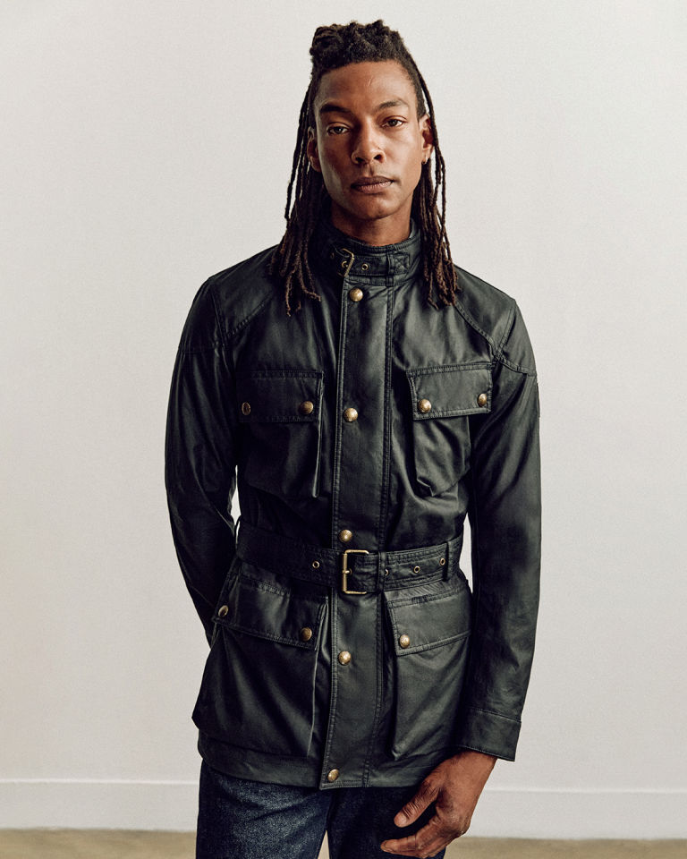 TRIALMASTER ICON JACKET IN BLACK.