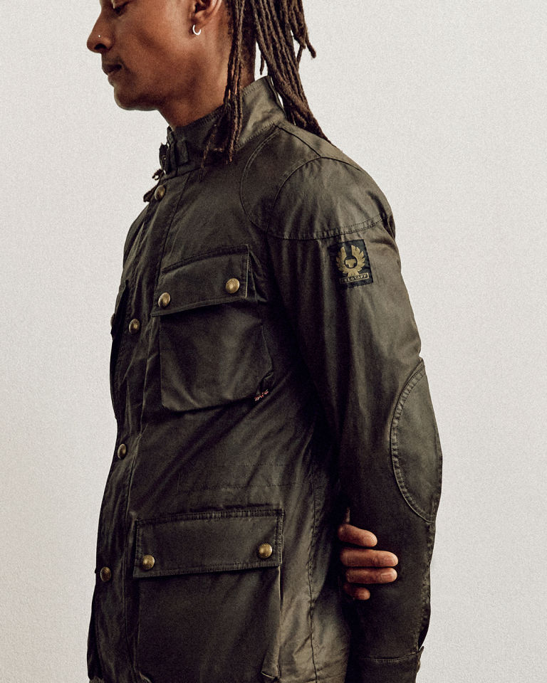 FIELDMASTER ICON JACKET IN FADED OLIVE.