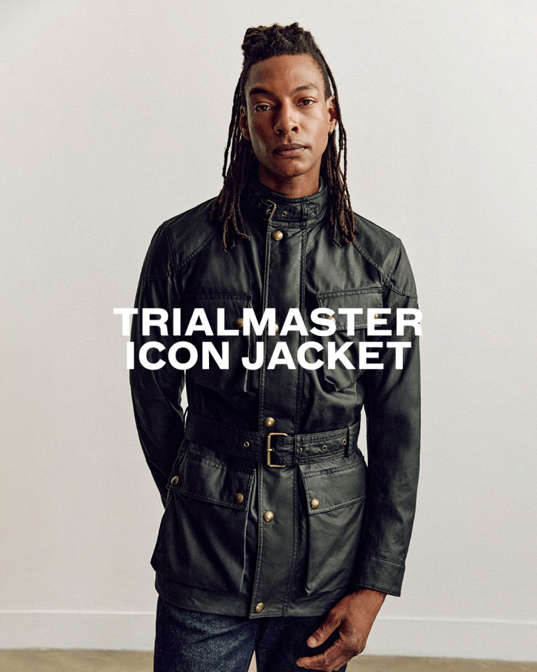 TRIALMASTER ICON JACKET IN BLACK.