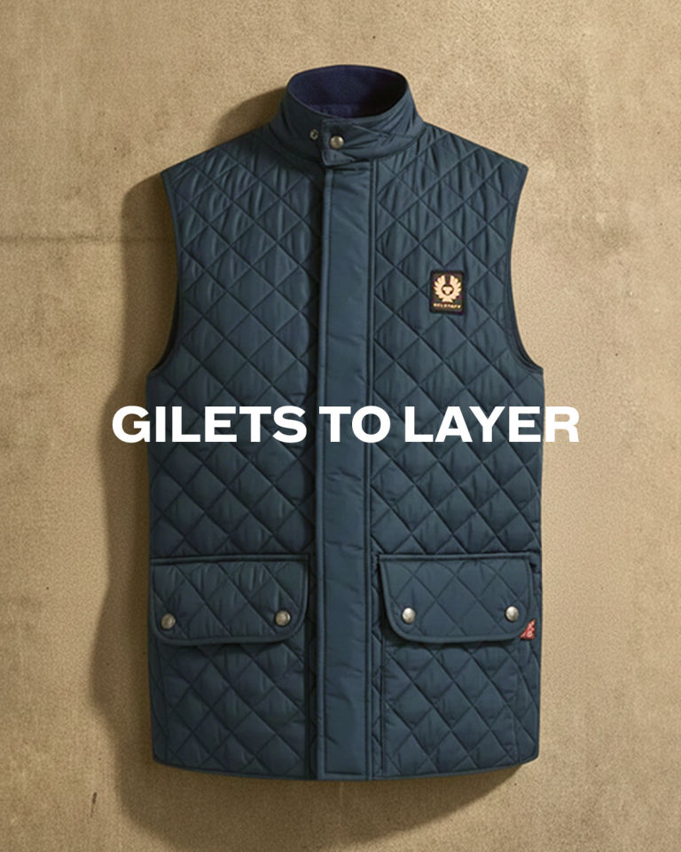 Icon Gilet in Dark Ink.