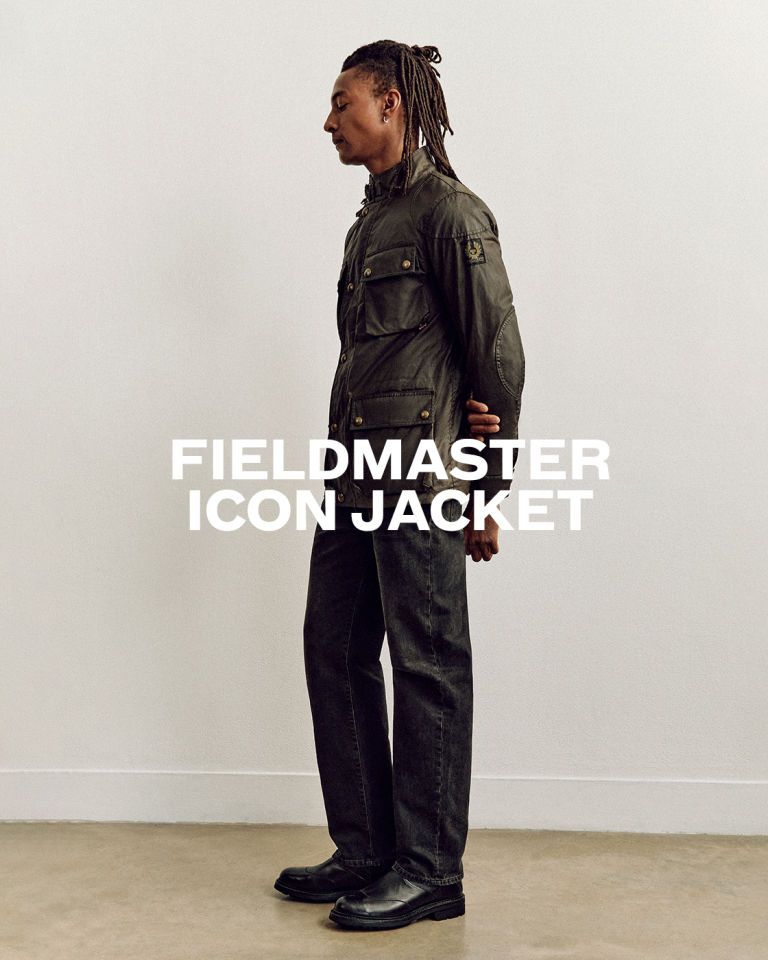 FIELDMASTER ICON JACKET IN BLACK.
