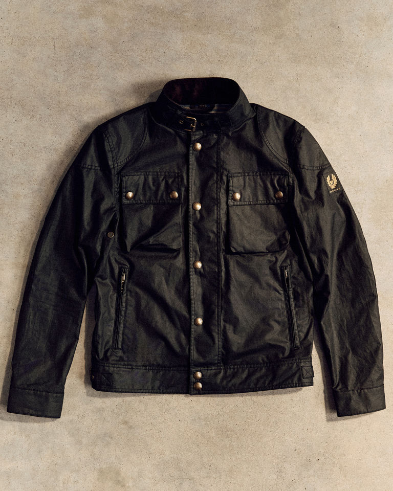 RACEMASTER ICON JACKET IN DARK INK.