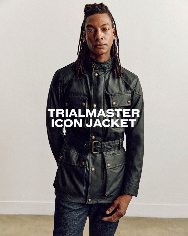 TRIALMASTER ICON JACKET IN BLACK.