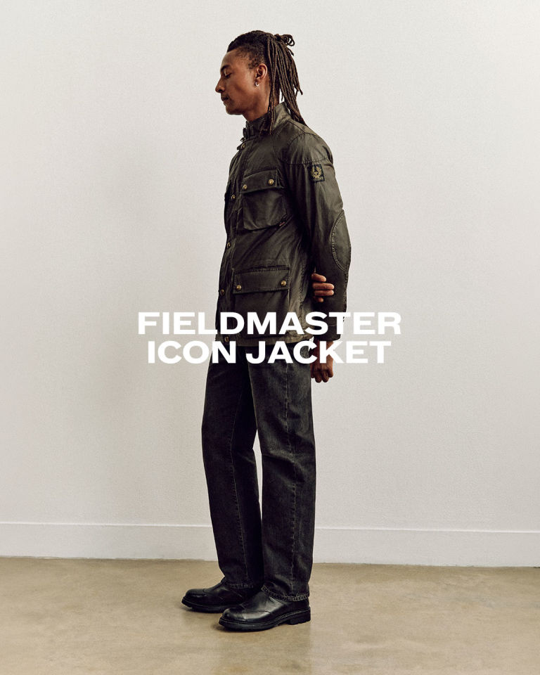 FIELDMASTER ICON JACKET IN BLACK.