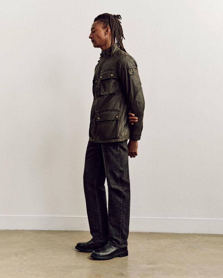 FIELDMASTER ICON JACKET IN FADED OLIVE.