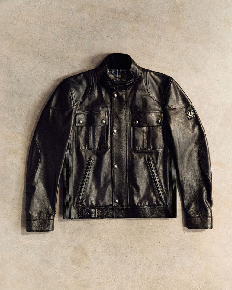 Gangster Icon Jacket in Black