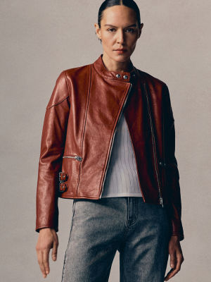 Russo Jacket in Dark Rally Red.