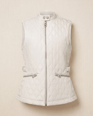 Maeva Gilet in Silver Birch.