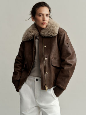 Knox Jacket in Dark Earth.