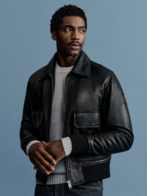Pilot Jacket in Black.