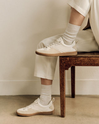 Croft Trainer in White.