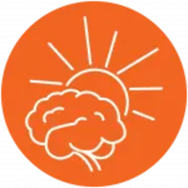 Sun behind clouds icon