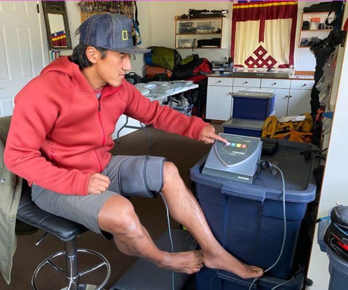 Jimmy Chin using BEMER