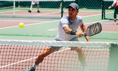Tyson McGuffin playing pickleball