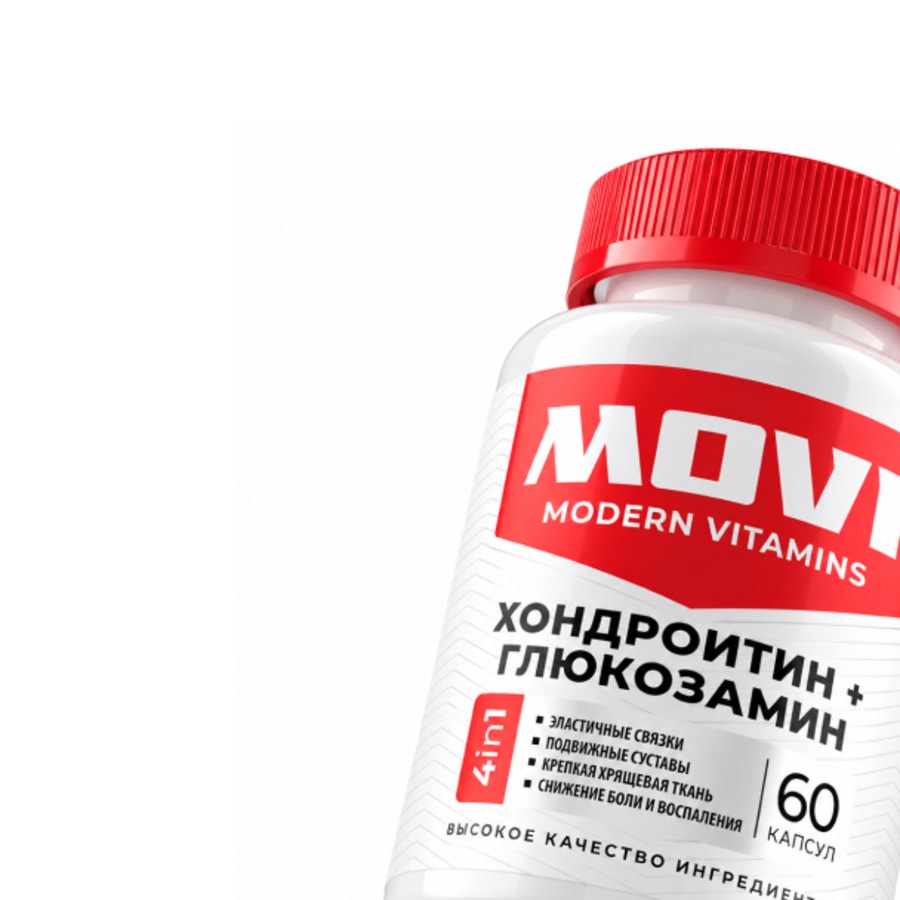 MOVI Глюкозамин + Хондроитин + MSM, 180 капсул