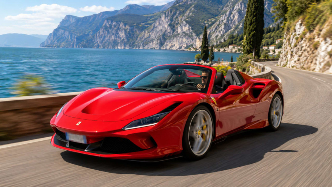 Noleggio Ferrari F8 Spider: scopri cosa significa guidare a cielo aperto con 720 CV