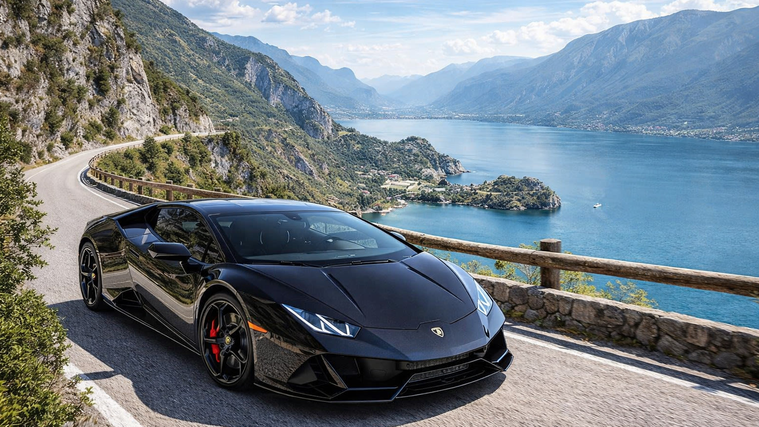 Noleggio a Lungo Termine Lamborghini sul Garda