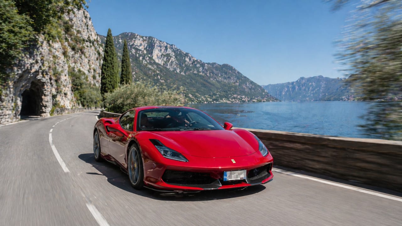 Affittare una Ferrari per un giorno per percorrere la sponda bresciana del Lago di Garda