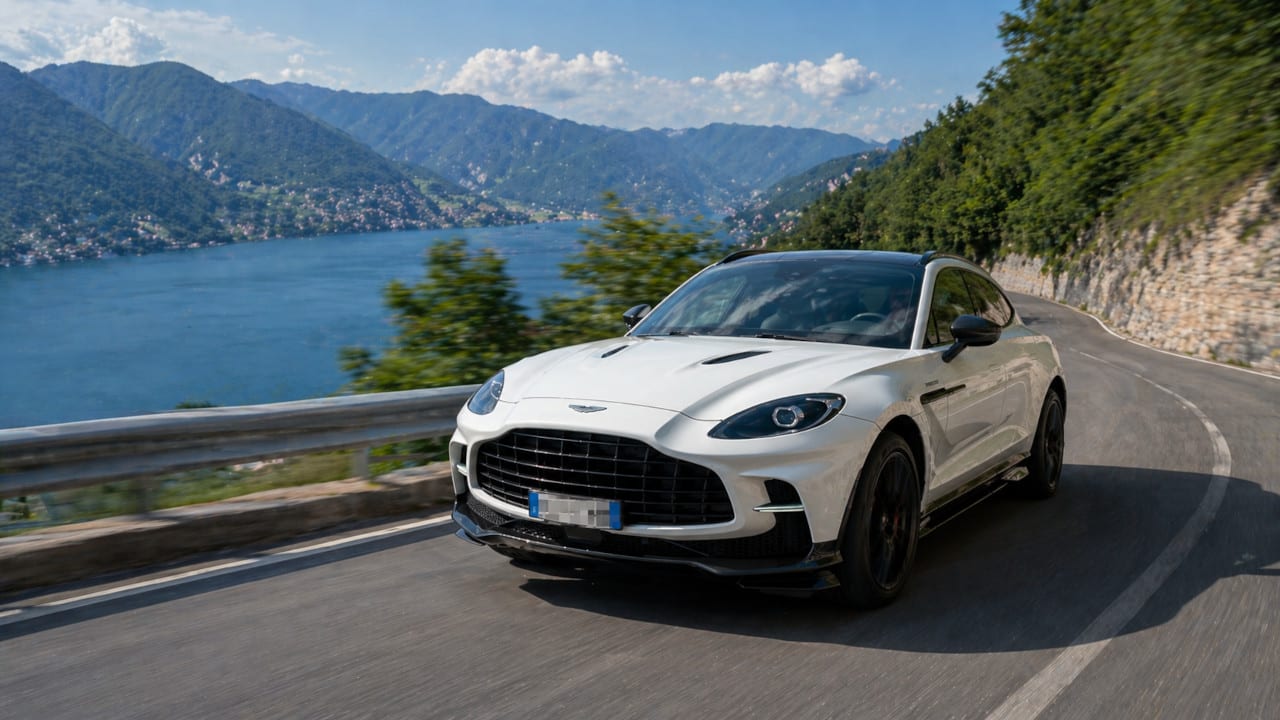 Noleggio Aston Martin lago d'Iseo il SUV che non perdona