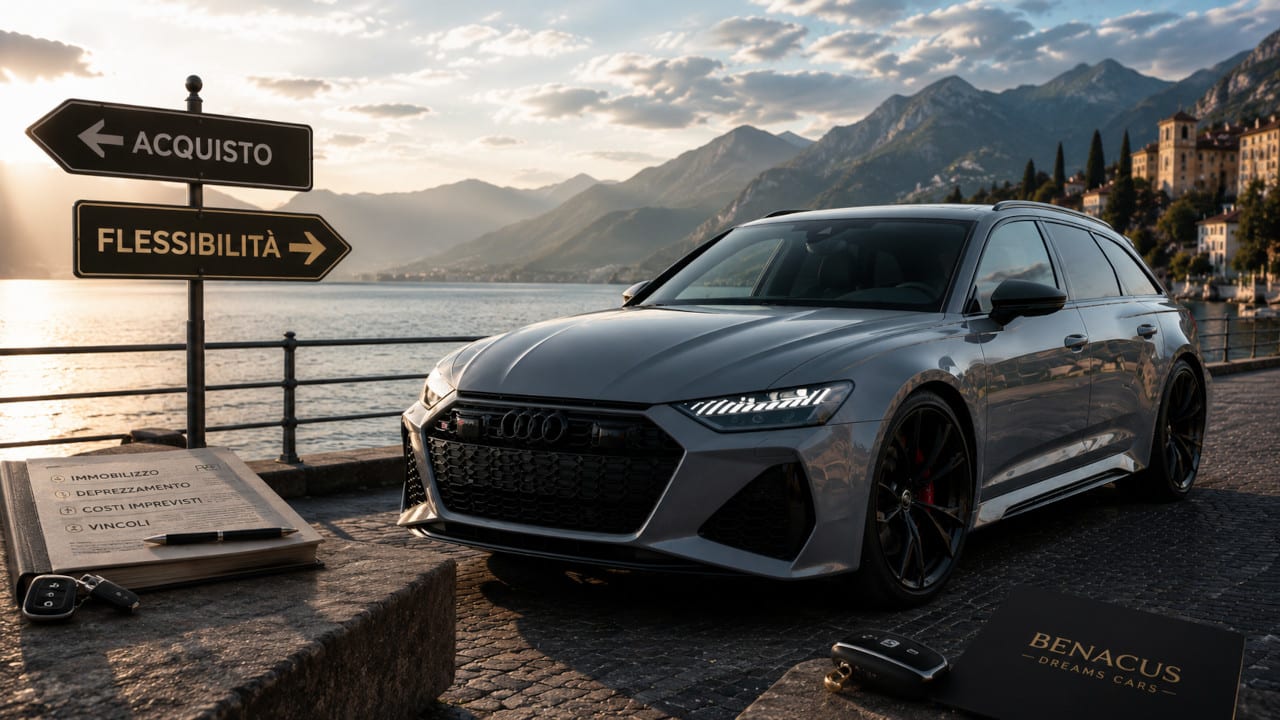 Audi RS6 noleggio lungo termine vs acquisto: perché scegliere la flessibilità