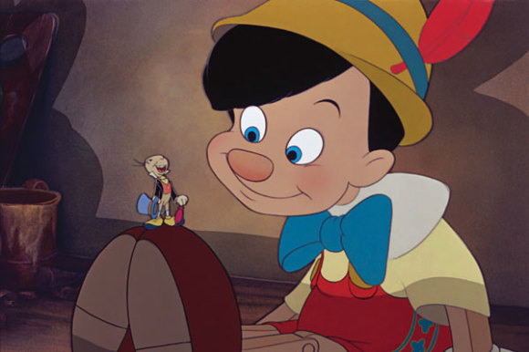 Pinocchio and Jiminy