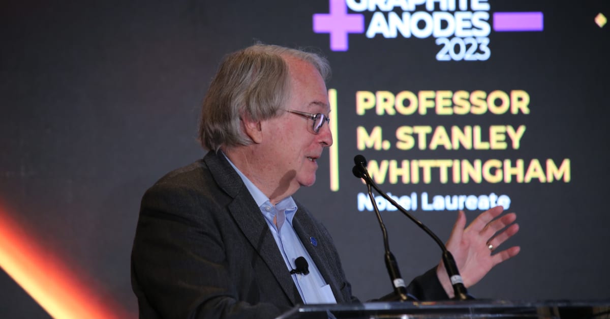 Nobel laureate Stanley Whittingham on the future of lithium ion
