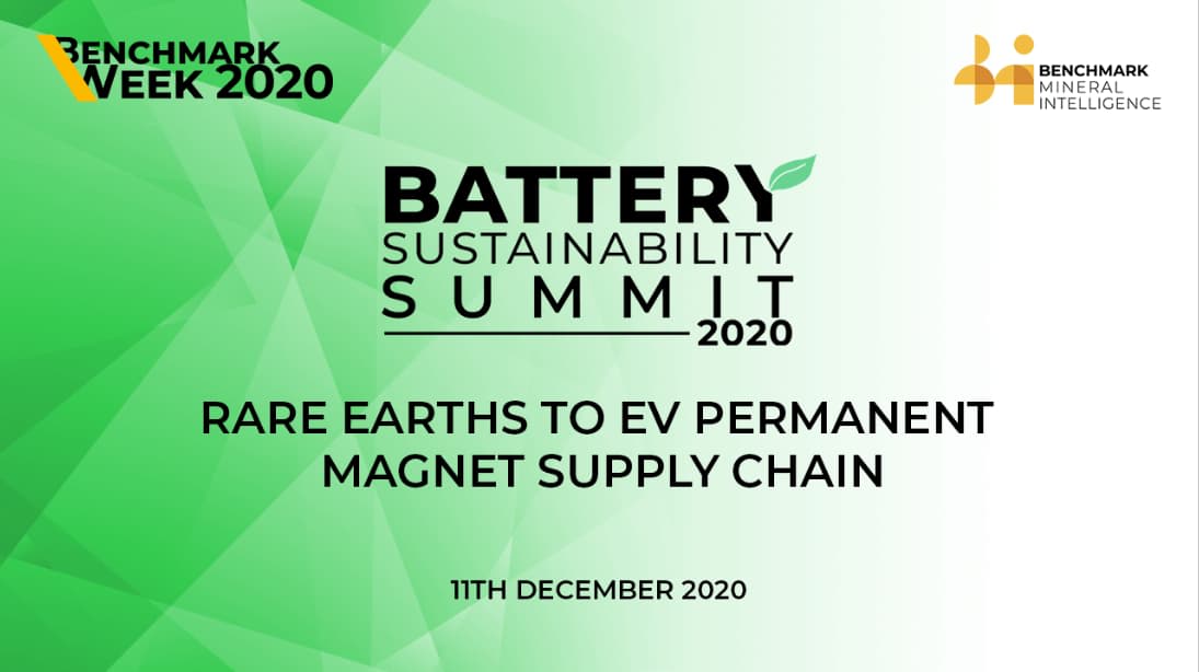 Rare earths to EV permanent supply chain Benchmark Source
