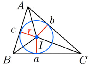 内接円の半径と三角形の面積 高校数学の美しい物語