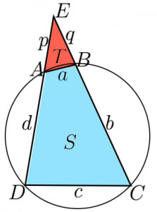 ブラーマグプタの公式とその２通りの証明 高校数学の美しい物語