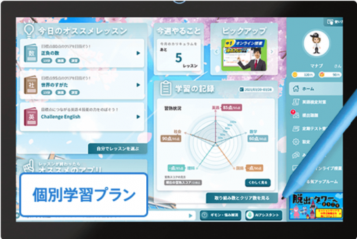 進研ゼミの個別学習プラン
