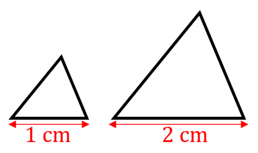 相似な三角形