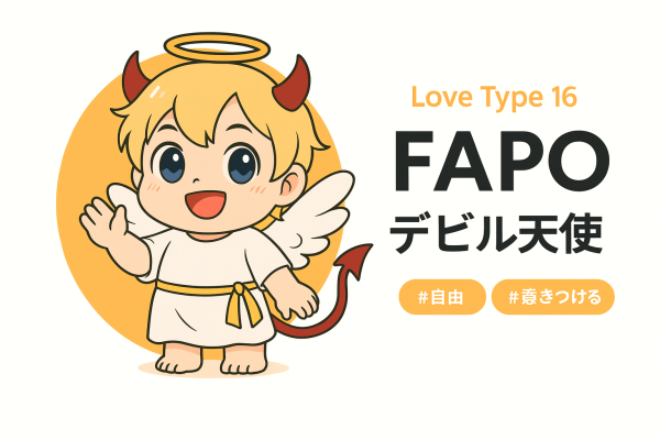 デビル天使（FAPO）の性格や相性のいいタイプを解説【ラブタイプ診断】 | ビジネス用語ナビ