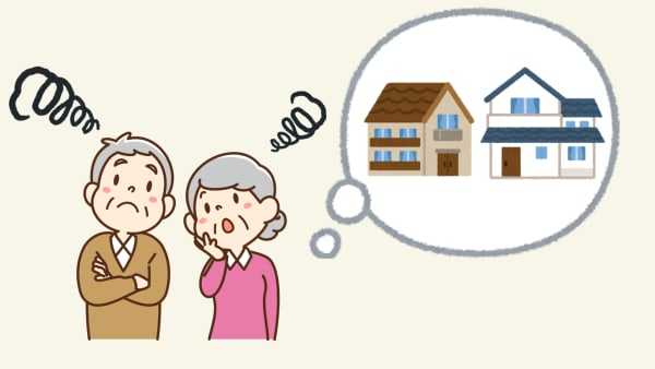 老人ホームを検討する高齢者