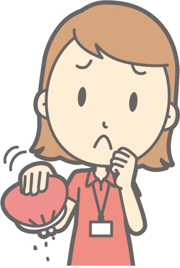 介護職の人が給料に悩んでいる