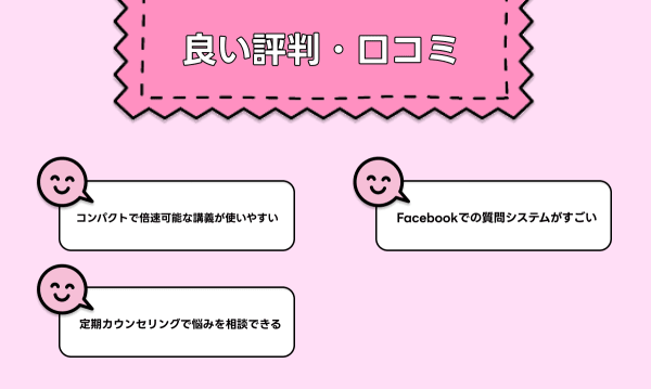 アガルートの公務員講座の良い口コミ