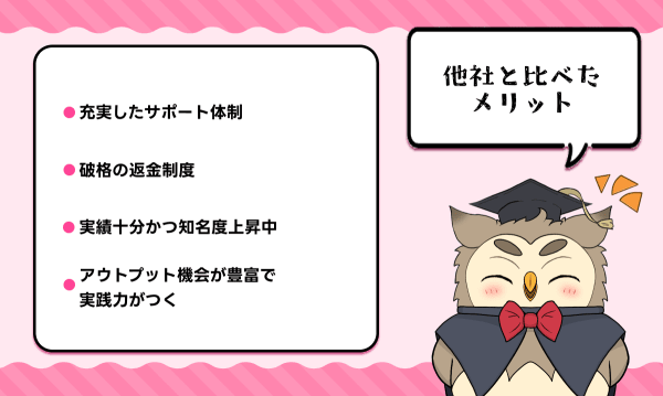 アガルートの司法書士講座の他社と比べたメリット