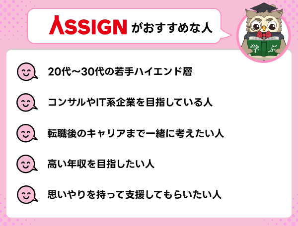 ASSIGNが向いている人