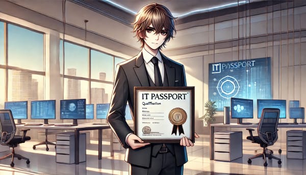 ITパスポート資格を持つ人