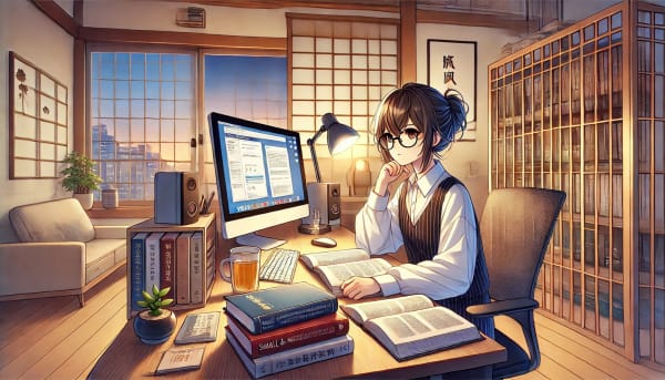 学習スケジュールを考える人