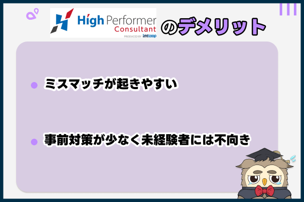 ハイパフォコンサルデメリット