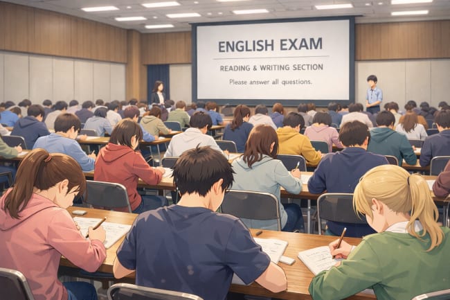 英検会場のイメージ