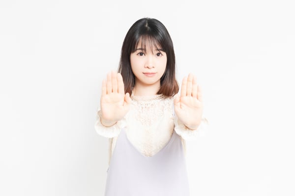 注意点を伝える人