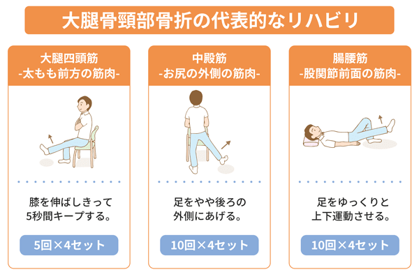 医師監修】大腿骨頸部骨折とは｜症状や治療の方法・大腿骨転子部骨折と